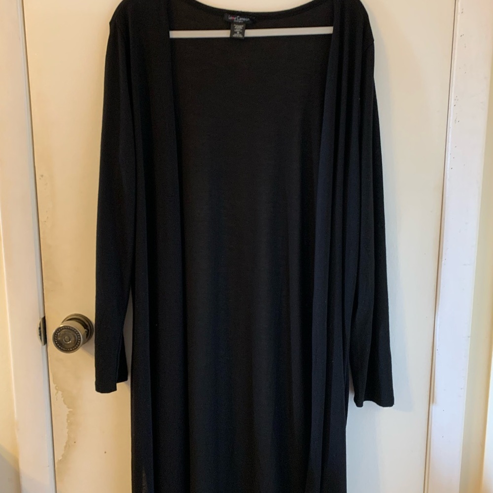Elegant Black Long Sleeve Women's Coat
